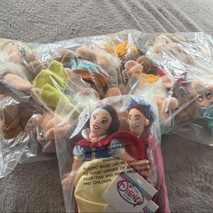 Disney Snow White and the seven dwarfs bean bag new sealed